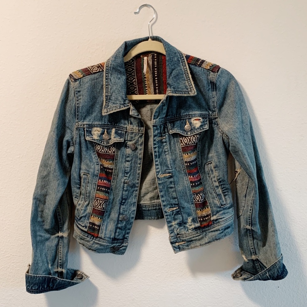 Free people Baja Denim Jacket